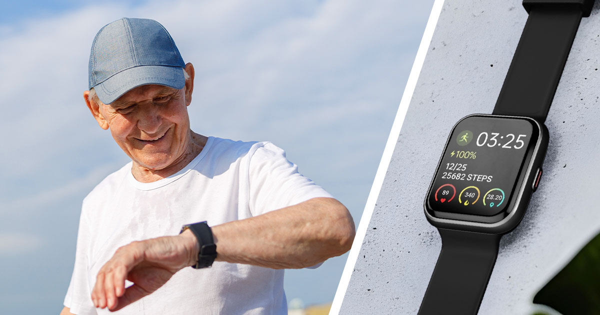 smartwatch with ECG for seniors
